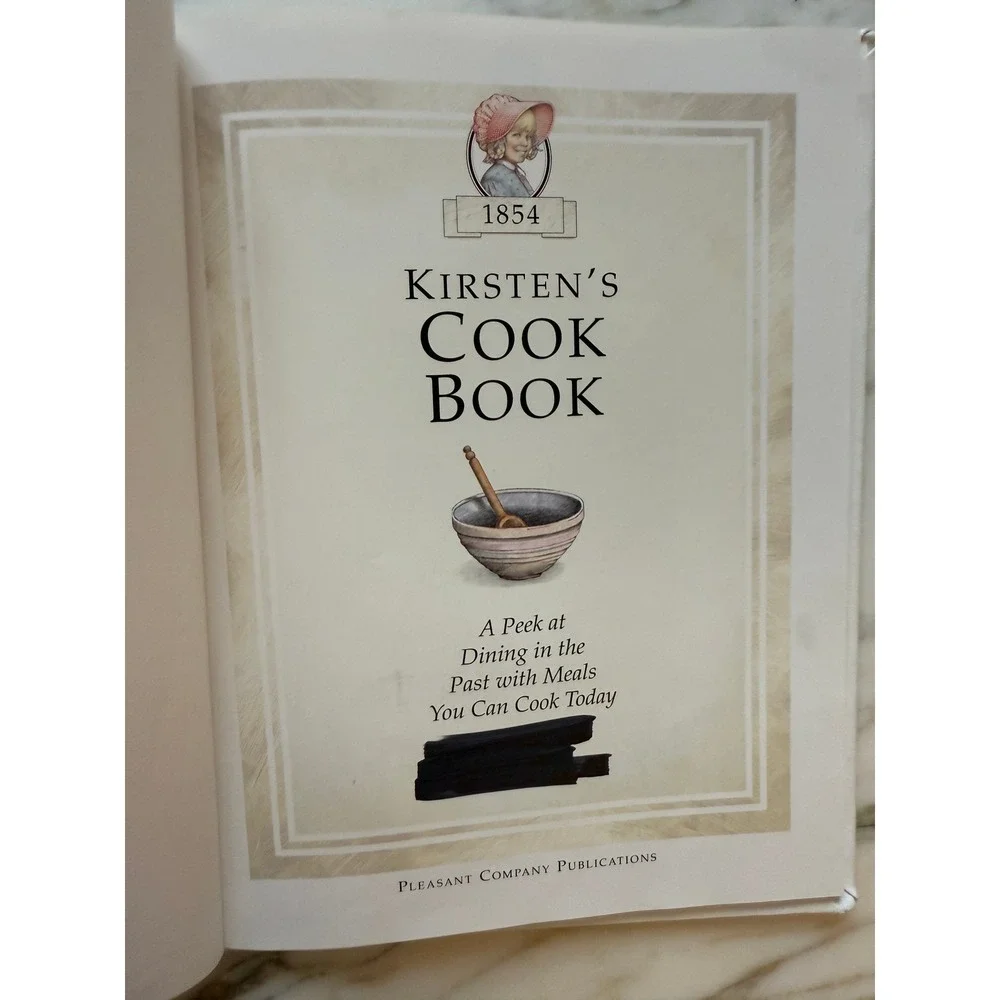 Vintage American Girl Kirsten's Cookbook Pleasant Company 1854 Recipes